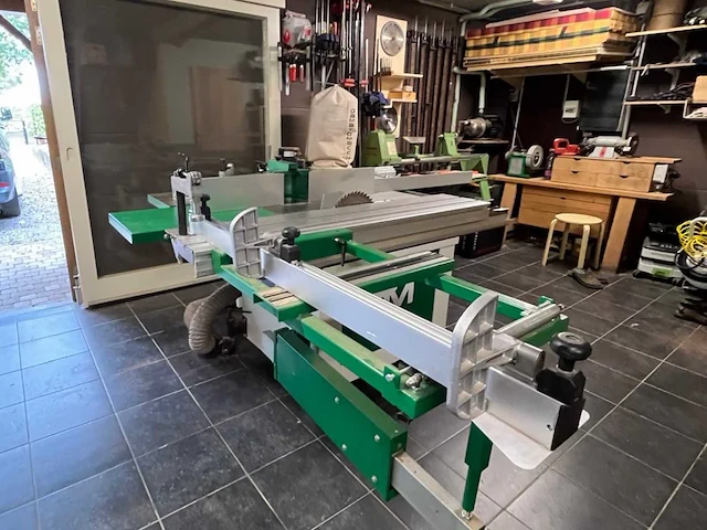 5-bewerkings houtgestookte combinatiemachine met spaanstofzuiger - afbeelding 3 van  10