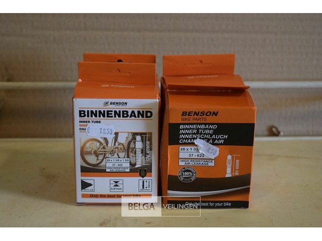 5 binnenbanden fiets 28x1 3/8 5/8 - afbeelding 1 van  3