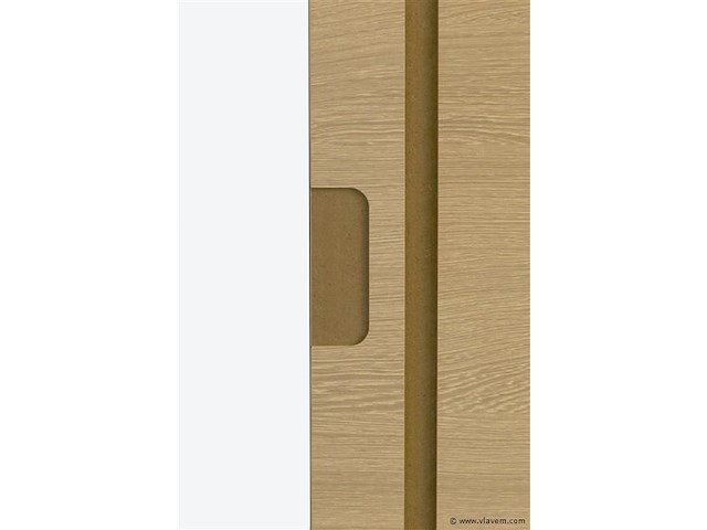 5 binnendeuren – melamine afwerking eik beige - afbeelding 6 van  14