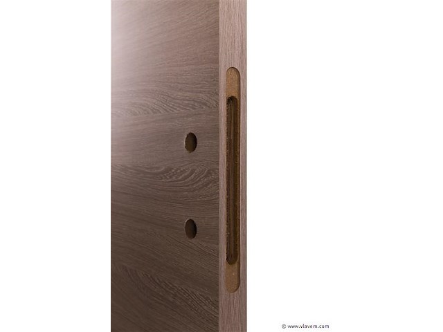 5 binnendeuren – melamine afwerking eik beige - afbeelding 11 van  14