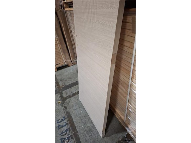 5 binnendeuren – melamine afwerking eik beige - afbeelding 2 van  14