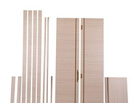 5 binnendeuren – melamine afwerking eik beige - afbeelding 9 van  14