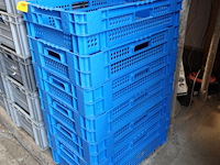 5 blauwe bakken d. 24 cm en 1 blauwe bak d. 14cm b.36 l. 56cm - afbeelding 4 van  4