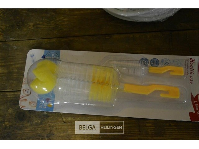 5 borstelset voor babyflessen - afbeelding 1 van  2