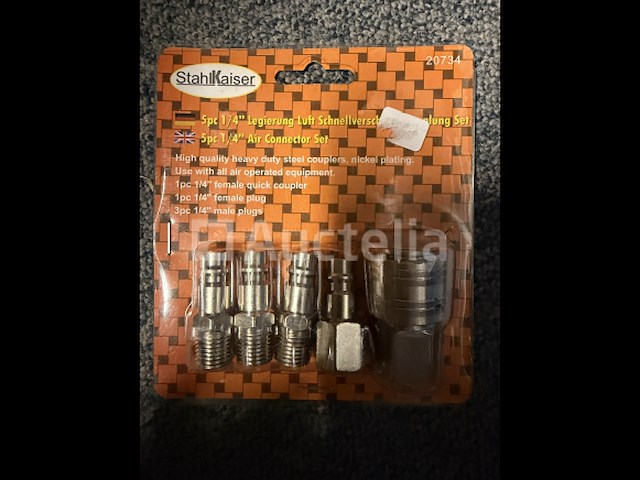 5 delige luchtkoppelingen set - afbeelding 1 van  2