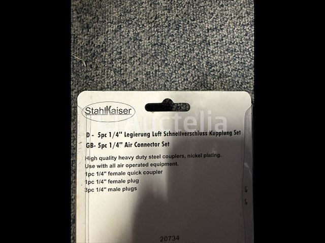 5 delige luchtkoppelingen set - afbeelding 2 van  2