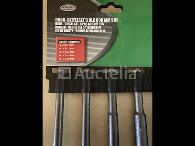 5 delige sds steenboren set 600mm - afbeelding 1 van  4