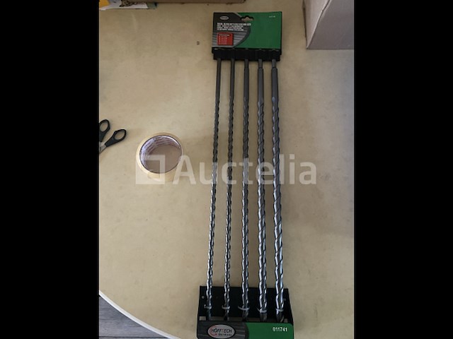 5 delige sds steenboren set 600mm - afbeelding 3 van  4