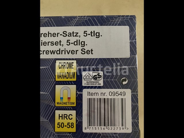 5 delige vde schoevendraaier set - afbeelding 2 van  4