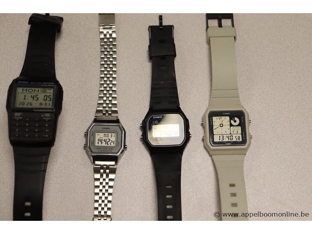 5 digitale horloges casio, werking niet gekend - afbeelding 3 van  3
