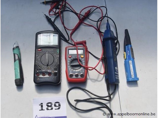 5 div elektron meetinstrumenten wo velleman, werking niet gekend - afbeelding 1 van  3