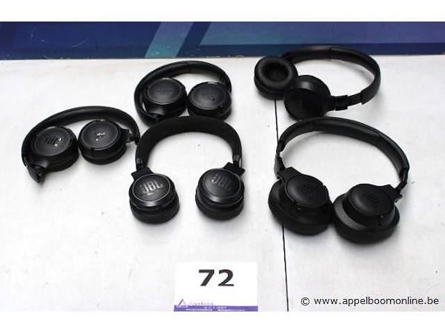 5 div headphones wo jbl, zonder kabels, werking niet gekend - afbeelding 1 van  4