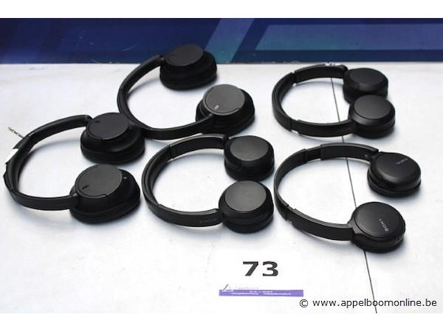 5 div headphones wo sony, zonder kabels, werking niet gekend - afbeelding 1 van  3