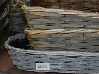 5 div rieten bloembakjes - afbeelding 2 van  4