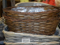 5 div rieten bloembakjes - afbeelding 4 van  4