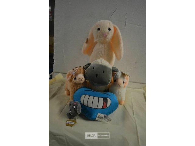 5 div soorten knuffels - afbeelding 1 van  2