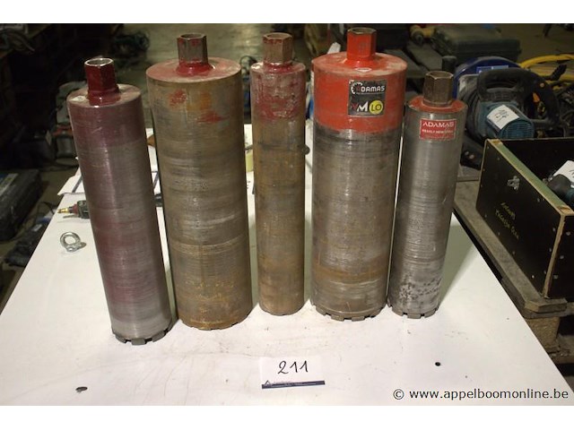 5 diverse diamandboren - afbeelding 1 van  3