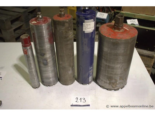 5 diverse diamandboren - afbeelding 1 van  3