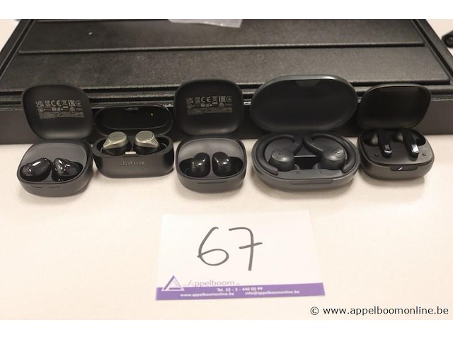 5 diverse earpods, zonder kabels, werking niet gekend - afbeelding 1 van  3