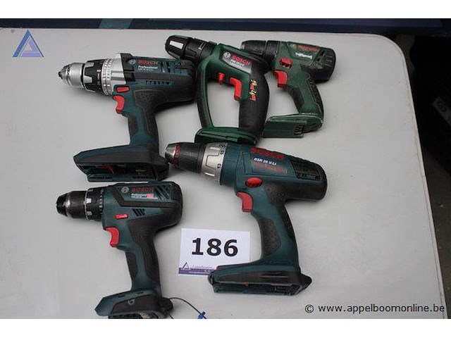 5 diverse elektrische handgereedschappen bosch - afbeelding 1 van  3