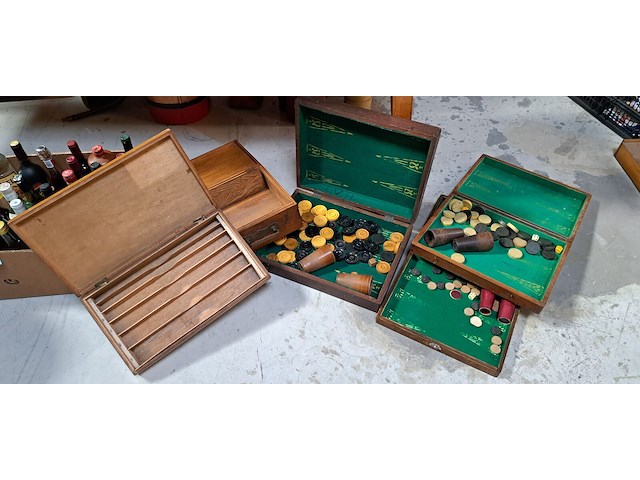 5 diverse houten bakjes - afbeelding 2 van  2