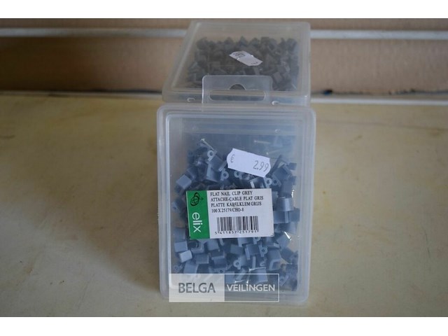 5 doosjes platte kabelklem 100x25179 cho8 - afbeelding 1 van  2