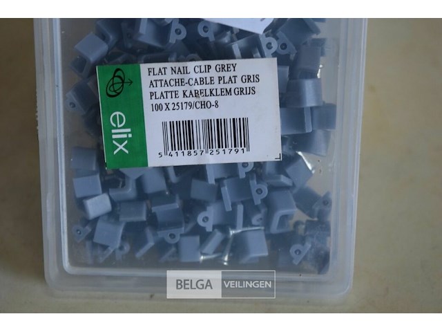 5 doosjes platte kabelklem 100x25179 cho8 - afbeelding 2 van  2