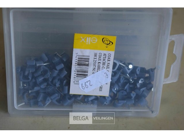 5 doosjes platte kabelklem 100x25187 nc0406 - afbeelding 2 van  2