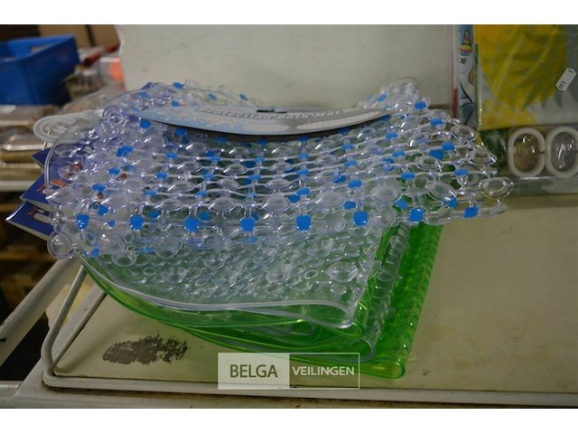 5 douchegordijnen en 8 antislip badmatten - afbeelding 4 van  5