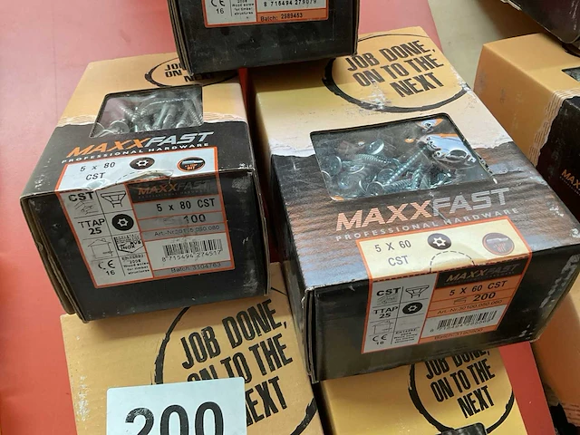 5 dozen hout schroeven deels inox - afbeelding 4 van  7