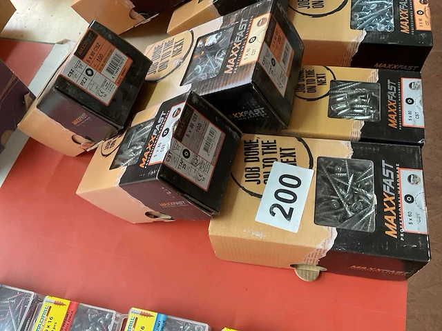 5 dozen hout schroeven deels inox - afbeelding 6 van  7