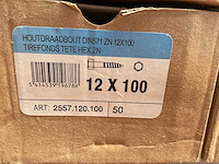 5 dozen houtdraadbouten - afbeelding 2 van  4