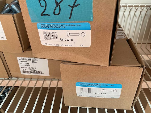 5 dozen houtdraadbouten - afbeelding 3 van  5