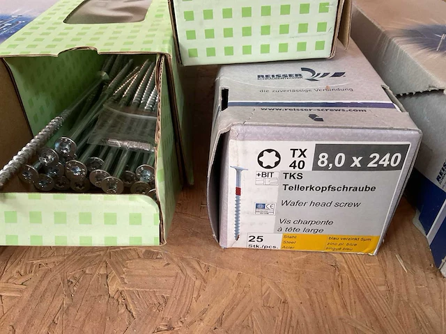 5 dozen lange houtschroeven - afbeelding 3 van  5