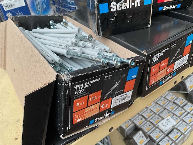 5 dozen slag pluggen en houtschroeven - afbeelding 2 van  5