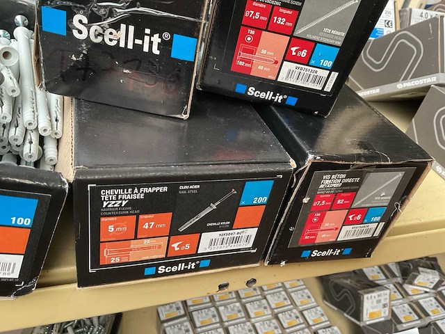 5 dozen slag pluggen en houtschroeven - afbeelding 4 van  5