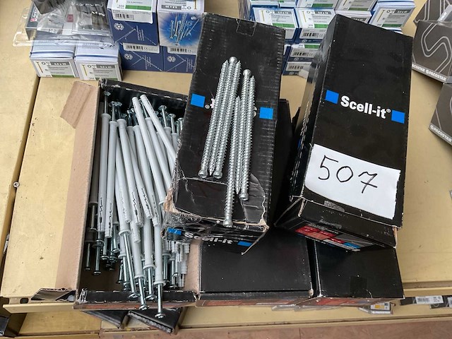 5 dozen slag pluggen en houtschroeven - afbeelding 5 van  5