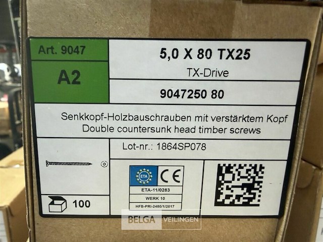 5 dozen torxschoeven - afbeelding 2 van  2