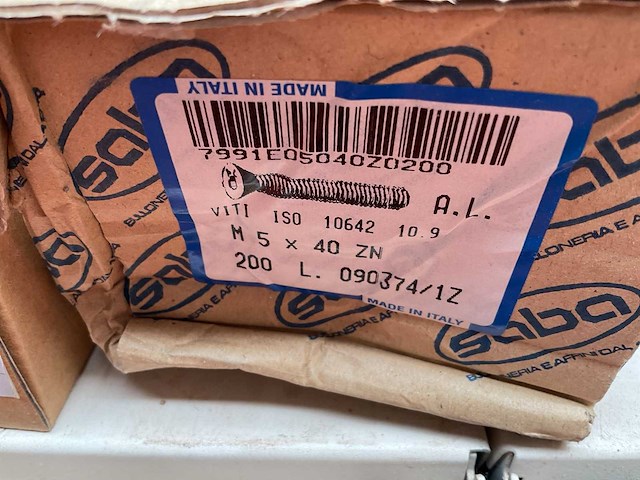 5 dozen zeskant tapbouten, dopmoeren - afbeelding 5 van  5