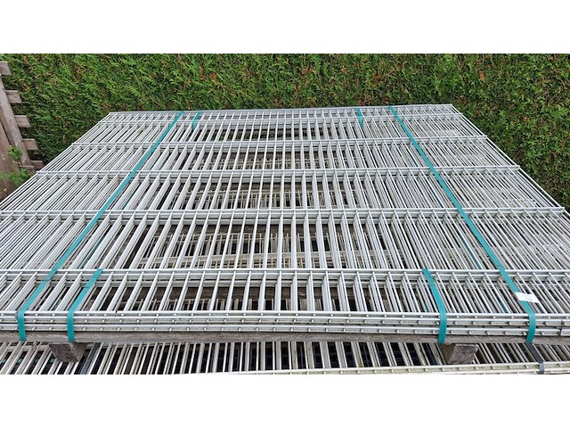 5 draadpaneel wit 200cm h x250cm - afbeelding 1 van  5