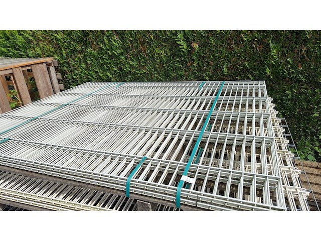 5 draadpaneel wit 200cm h x250cm - afbeelding 3 van  5
