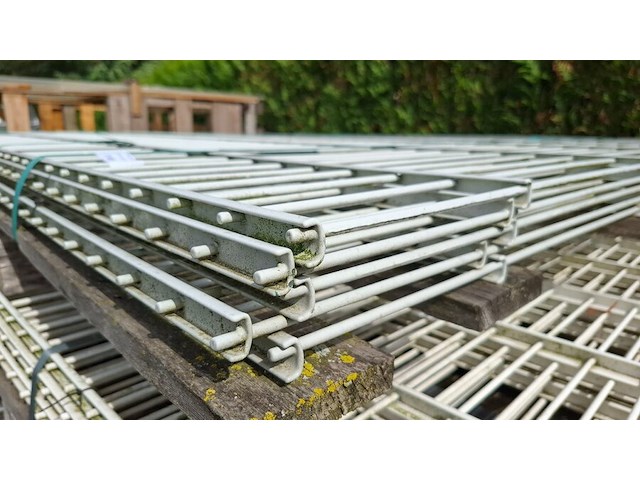 5 draadpaneel wit 200cm h x250cm - afbeelding 4 van  5