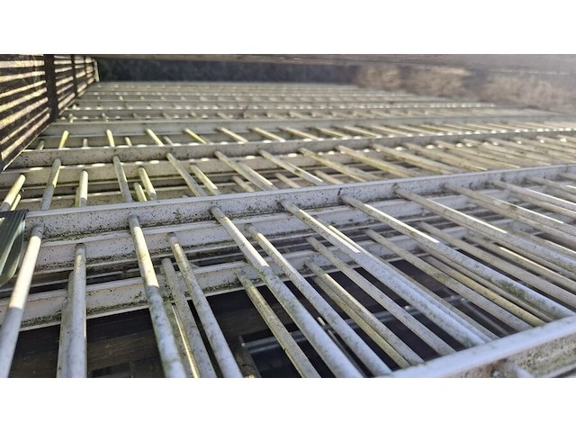 5 draadpaneel wit 200cm h x250cm - afbeelding 4 van  5