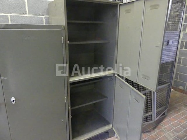 5 dubbele deurkasten, 3 diverse metalen kasten - afbeelding 2 van  20