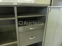 5 dubbele deurkasten, 3 diverse metalen kasten - afbeelding 3 van  20