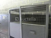 5 dubbele deurkasten, 3 diverse metalen kasten