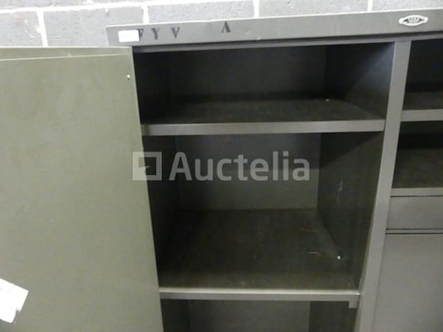 5 dubbele deurkasten, 3 diverse metalen kasten - afbeelding 12 van  20