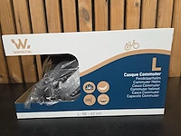 5 fietshelmen grijs large - afbeelding 5 van  8