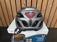 5 fietshelmen grijs medium - afbeelding 2 van  8
