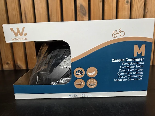 5 fietshelmen grijs medium - afbeelding 5 van  8